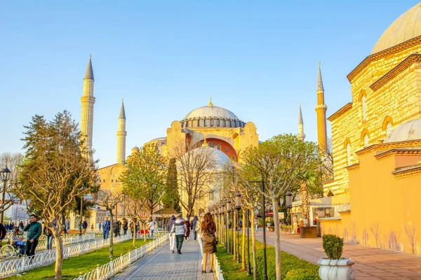 İstanbul Türkiye 04 Nisan 2019: Ayasofya Müzesi, İstanbul, Türkiye 