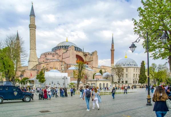 Istambul Turquia Abril 2019 Museu Hagia Sophia Viajar Turquia Conceito — Fotografia de Stock