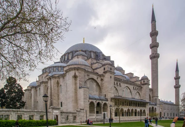 Estambul Turquía Abril 2019 Mezquita Suleymaniye Mezquita Sleymaniye Una Mezquita — Foto de Stock