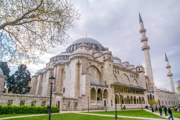 Estambul Turquía Abril 2019 Mezquita Suleymaniye Mezquita Sleymaniye Una Mezquita — Foto de Stock