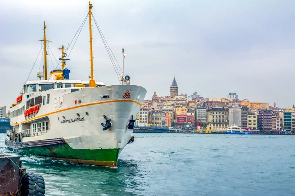 Türkiye Müslüman Mimarisi Taşıma Güzel Manzara Turistik Yerlerinden Denizden Boğaz — Stok fotoğraf