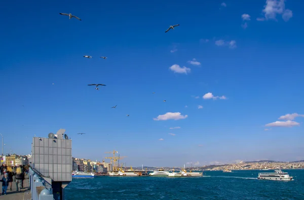Muzułmańskie Architektura Wody Transport Turcji Piękny Widok Atrakcji Turystycznych Morza — Zdjęcie stockowe