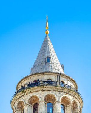 Galata kulesine karşı Haliç, İstanbul, Türkiye