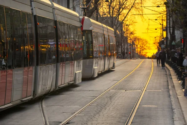 Popular Crowded Road Metro View Istanbul Turkey — Stock Photo, Image