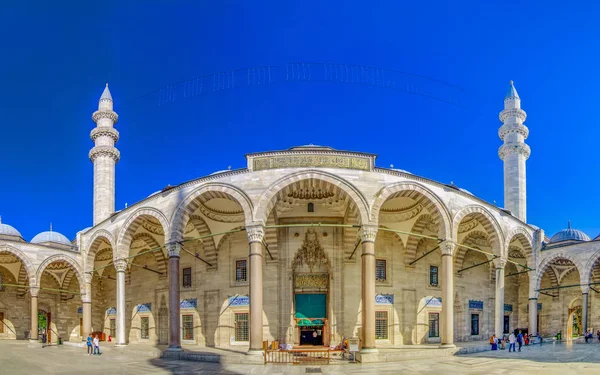 Istanbul Turchia Giugno 2019 Moschea Suleymaniye Moschea Sleymaniye Una Moschea — Foto Stock