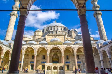 İstanbul Türkiye 15 Haziran 2019: Süleymaniye Camii Süleymaniye Camii, İstanbul'un Üçüncü Tepesi üzerinde yer alan bir Osmanlı camisi.. 