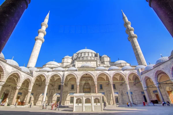 Istanbul Turkiet Juni 2019 Süleymaniyemoskén Den Sleymaniye Moskén Ottomansk Kejserlig — Stockfoto