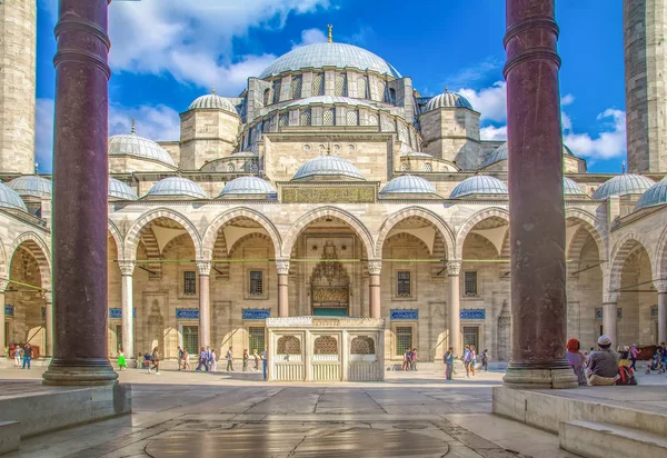 Estambul Turquía Junio 2019 Mezquita Suleymaniye Mezquita Sleymaniye Una Mezquita — Foto de Stock