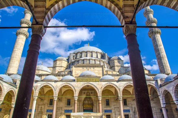 Istanbul Türkei Juni 2019 Suleymaniye Moschee Die Sleymaniye Moschee Ist — Stockfoto