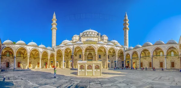 Suleymaniye Moschee Die Sleymaniye Moschee Ist Eine Osmanische Kaiserliche Moschee — Stockfoto