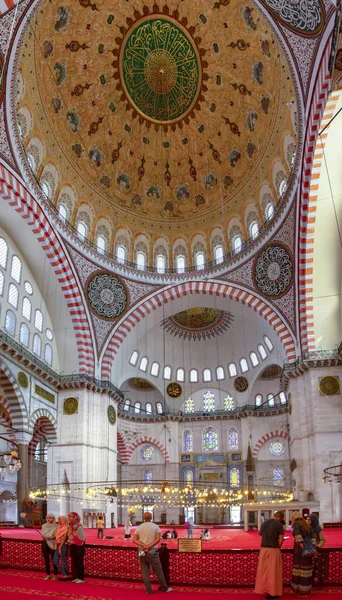 Istanbul Turkiet Juni 2019 Süleymaniyemoskén Den Sleymaniye Moskén Ottomansk Kejserlig — Stockfoto