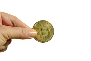 Bitcoins ve yeni sanal para kavramı. Altın bitcoins Mum grafiği grafik ve dijital arka plan sopa. Altın sikke simge mektup B.Mining veya blockchain teknolojisi ile