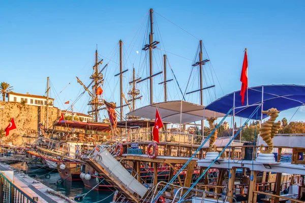 Antalya Turkije December 2019 Antalya Kaleii Oude Stad Kaleici Close — Stockfoto