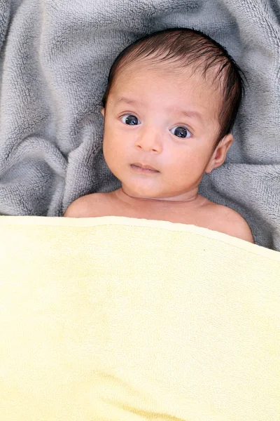 Close Newborn Baby Boy — Stock Photo, Image
