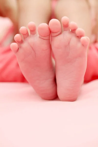 Lilla Foten Nyfödda Barn — Stockfoto
