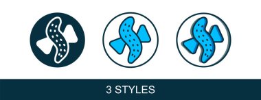 Beyaz arkaplanda izole edilmiş bir tabak ikonu üzerinde servis edilmiş salatalık. Deniz yemeği. Vektör.