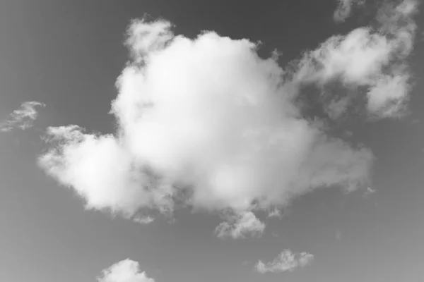 Cloudy weather. White clouds on blue sky.