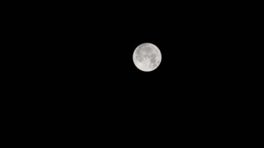 Siyah zeminde dolunay. Astronomi ve Astroloji.