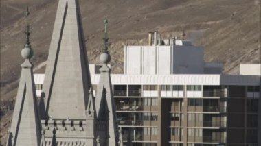 Salt Lake City tapınağın atış devirme.