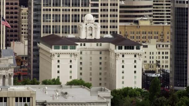 Fotografía Estática Del Edificio Joseph Smith Memorial Desde Lejos — Vídeos de Stock