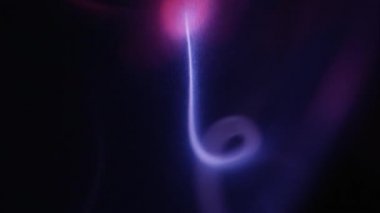 Plazma topu lazerler dünyada yavaş hareket hareket.