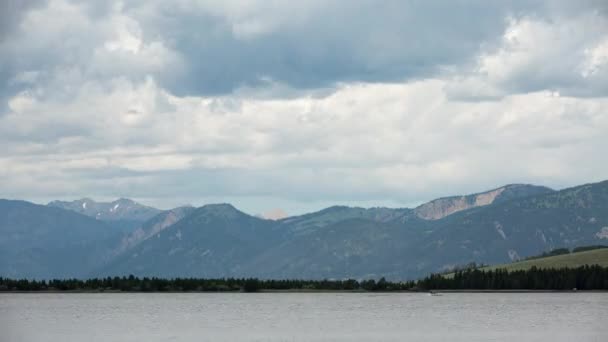 Проміжок Часу Над Hebgen Озеро Монтана — стокове відео