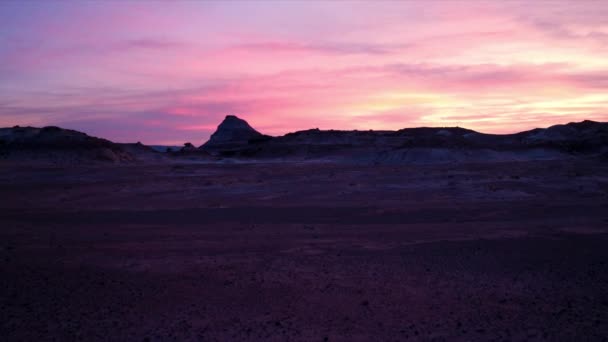 Wild Desert Sunset Utah Usa — Stock Video