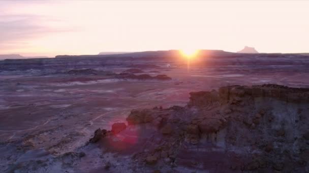 Desierto Salvaje Atardecer Utah — Vídeos de Stock