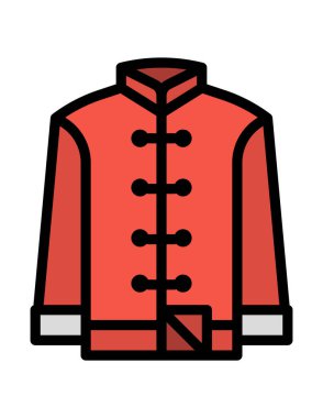 Modern gündelik kıyafet simgesinin vektör illüstrasyonu