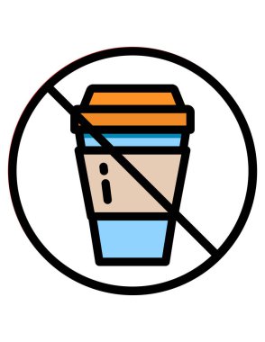 kahve fincanı vektör simgesi