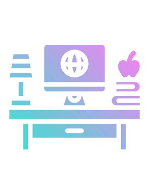 öğrenme konsepti simgesi, vektör illüstrasyonu