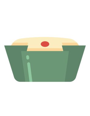 Pirinçli bir kase yemek.