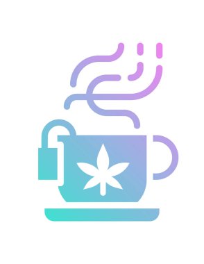 çay kavramı arkaplan vektörü simgesi