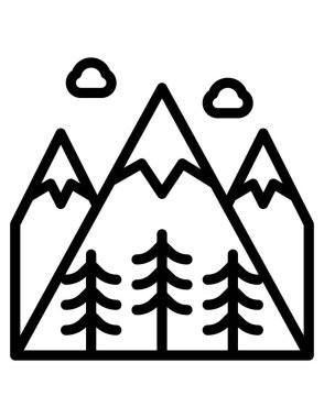 Bir çiçeğin vektör illüstrasyonu 