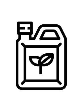 eko yakıt ikonu vektörü