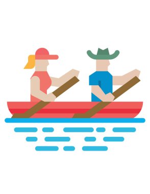 Çocuk suda bir yatta yüzüyor.