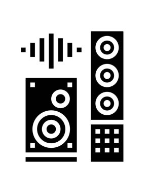 müzik konsepti simgesi, vektör illüstrasyonu