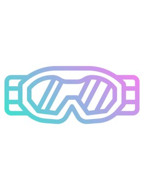 dalış maskesi vektör simgesi