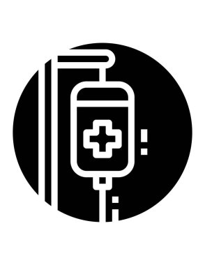 Beyaz arkaplanda tıbbi simge