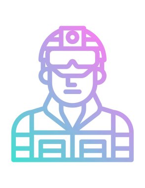 kişi veya avatar, vektör simgesi beyaz üzerinde izole