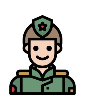 Bir dağıtım servisinin çizgi film karakterinin vektör çizimi