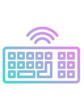 Uzaktan kumanda simgesi. vektör biçimi yuvarlak açılı düz simge, siyah renk, beyaz arkaplan.