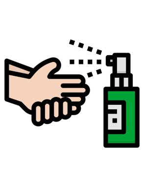 Bir fare vektör simgesi ile el