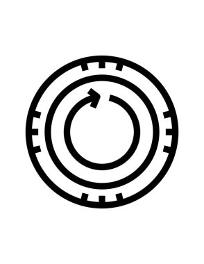 seo modern simgesinin vektör illüstrasyonu