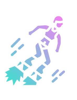 spor konsepti simgesi, vektör illüstrasyonu 