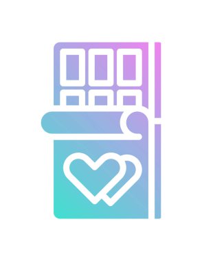 Çikolatanın vektör illüstrasyonu