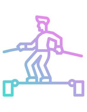 Robot simgesi. Vektör biçimi düz grafik sembolü, pembe renk, yuvarlak açılar, beyaz arkaplan