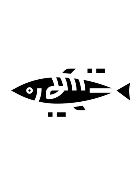 Fisch Symbol Vektor Illustration — Stockvektor