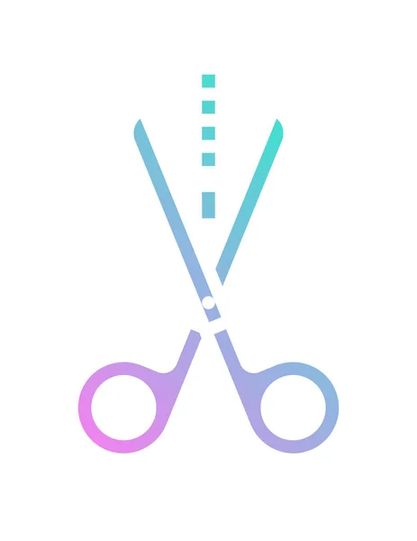 Scissors Icon Vector Illustration — Stock Vector