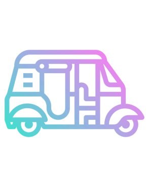 Çekçek simgesinin vektör illüstrasyonu 